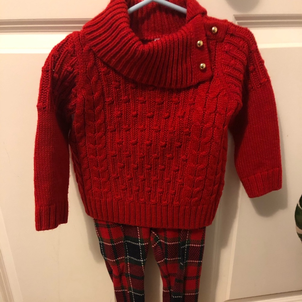 EUC Janie and Jack holiday outfit.